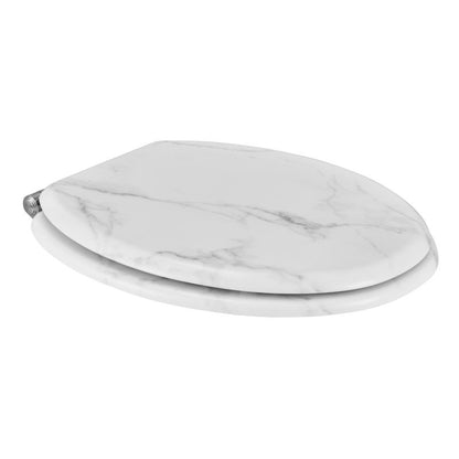 Toiletsæde Pilica MDF Blødtlukkende Marmor 43,5x37 cm