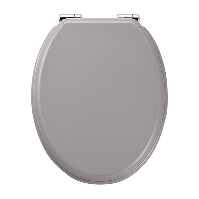 GoodHome Pilica MDF wc-sæde med soft-close i grå
