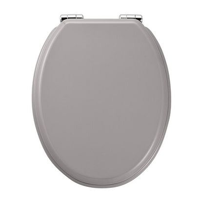 Toiletsæde Pilica MDF Grå Langsomt Lukkende 43,5x37 cm