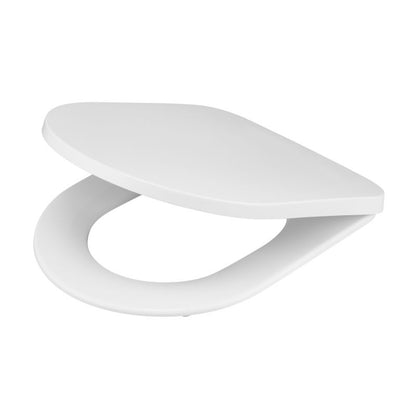 Toiletsæde Duroplast Hvid 45x36,5 cm Blød Lukning