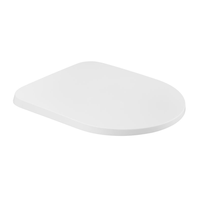 Toiletsæde Duroplast Hvid 45x36,5 cm Blød Lukning