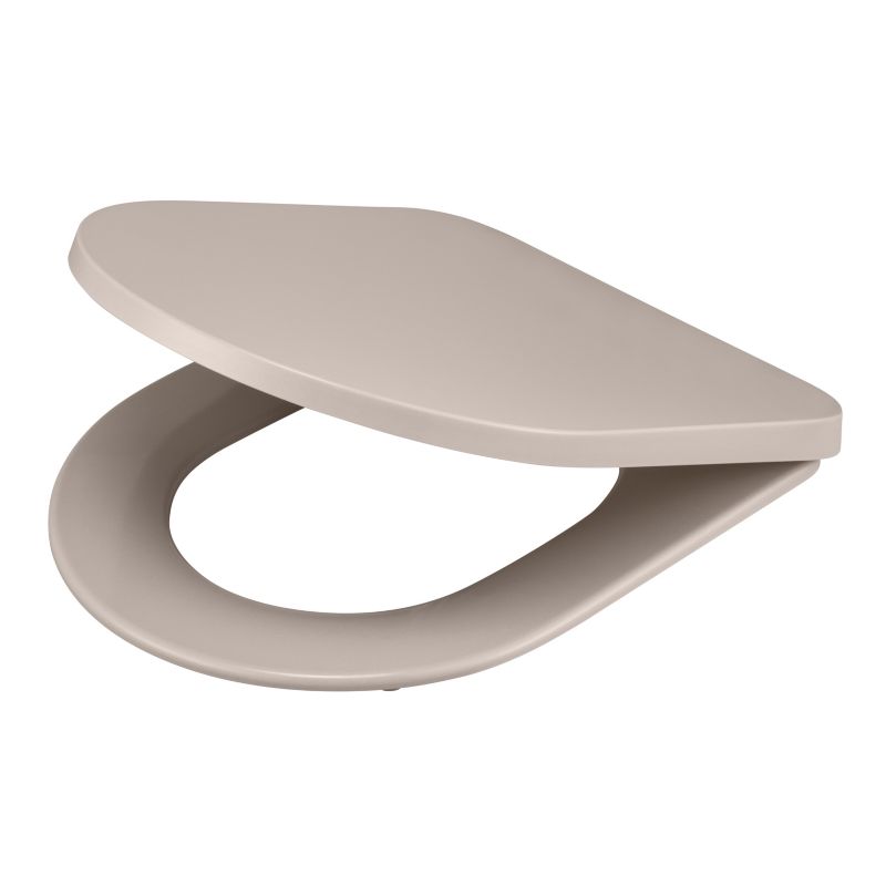 Toiletsæde Tanaro Beige Duroplast Blødt Lukkende 45x36,5 cm