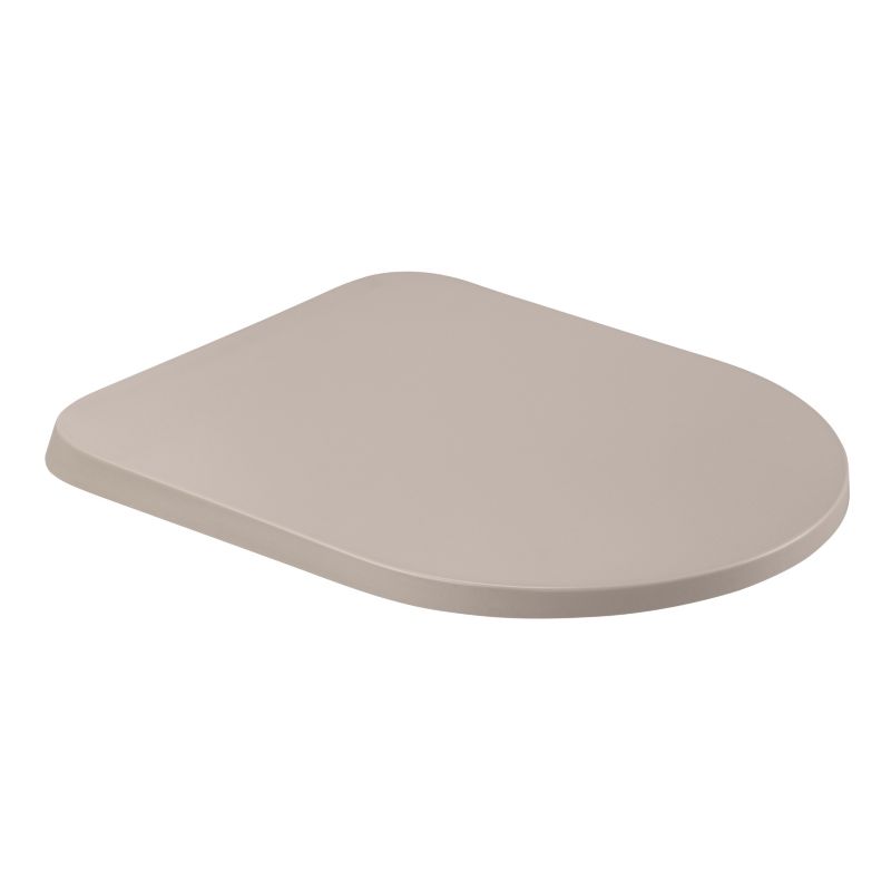 Toiletsæde Tanaro Beige Duroplast Blødt Lukkende 45x36,5 cm
