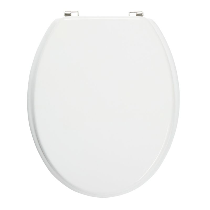 WC-sæde MDF Cooke&Lewis Palmi hvid