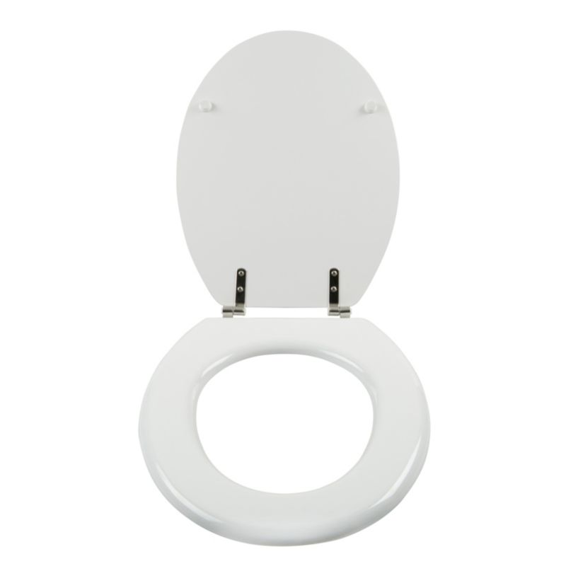 WC-sæde MDF Cooke&Lewis Palmi hvid