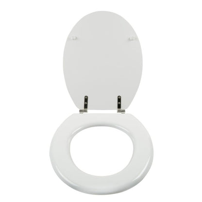 WC-sæde MDF Cooke&Lewis Palmi hvid