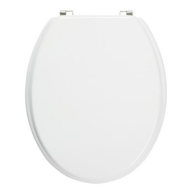 WC-sæde MDF Cooke&Lewis Palmi hvid