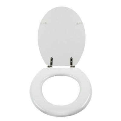 WC-sæde MDF Cooke&Lewis Palmi hvid