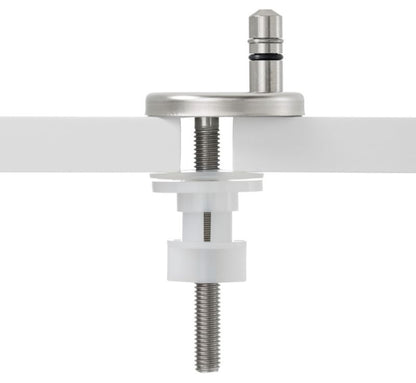 Toiletsæde Provall Hvidt Duroplast Blødt Luk 450 mm