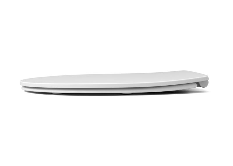 Toiletsæde Provall Hvidt Duroplast Blødt Luk 450 mm