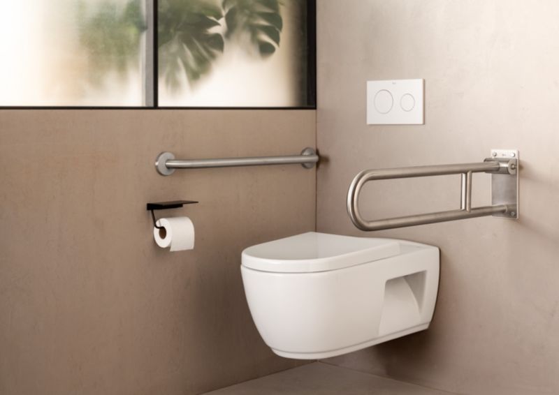 Toiletsæde med Soft Close Duroplast Hvid 456x376 mm