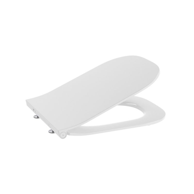 Roca Zefir Gap Slim WC-sæde i duroplast med soft-close, hvid