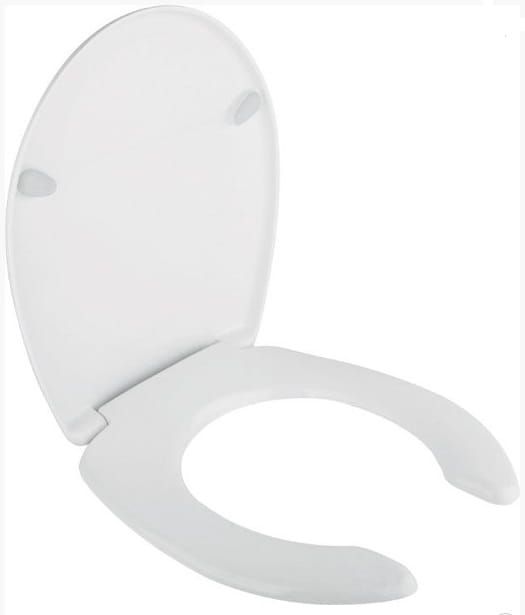 Toiletsæde U-form Duroplast 37,3 x 44,9 cm Tilgængelighed