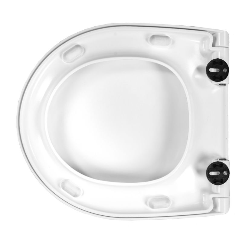 Topico Toiletbræt Duroplast Soft-close Hvid 41x37,5 cm