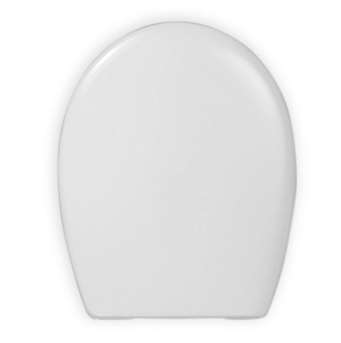 Toiletsæde Termoplast Hvid 447 x 365 mm Blødt Lukkende