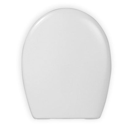 Toiletsæde Termoplast Hvid 447 x 365 mm Blødt Lukkende