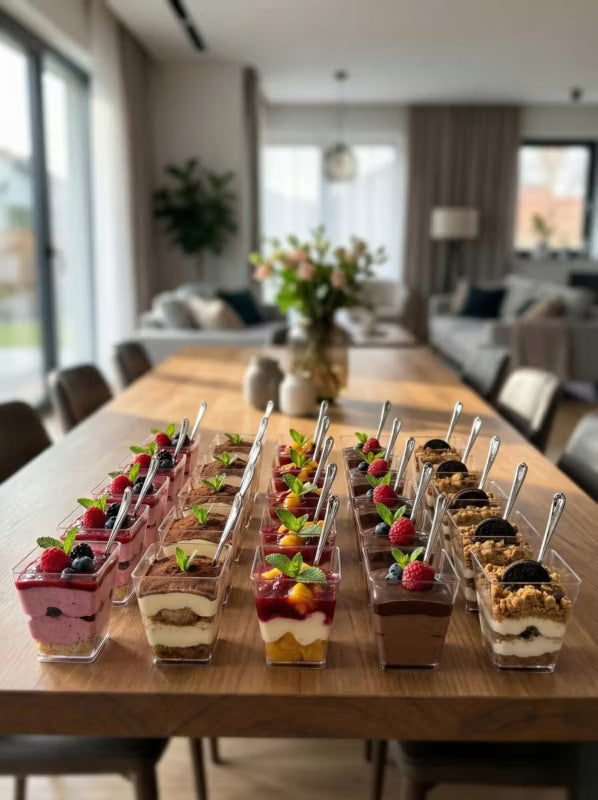 Dessertbægre 150 ml Transparent Plast 50 Stk