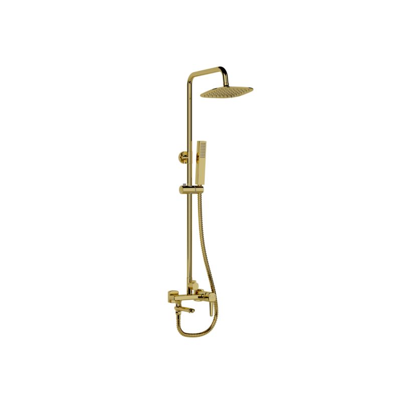 Brusesøjle Magic Guld 22x22 cm med Håndbruser
