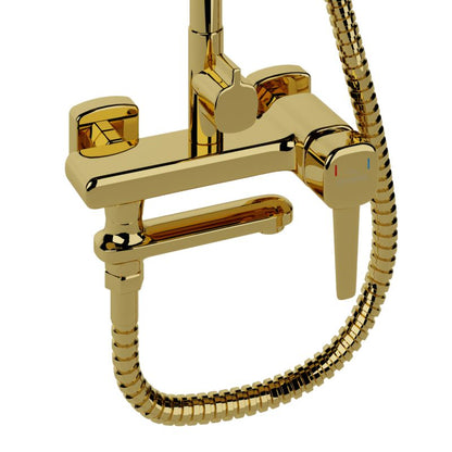 Brusesøjle Magic Guld 22x22 cm med Håndbruser