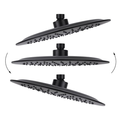 Deszczownica Prysznicowa 25 cm Czarny Mat