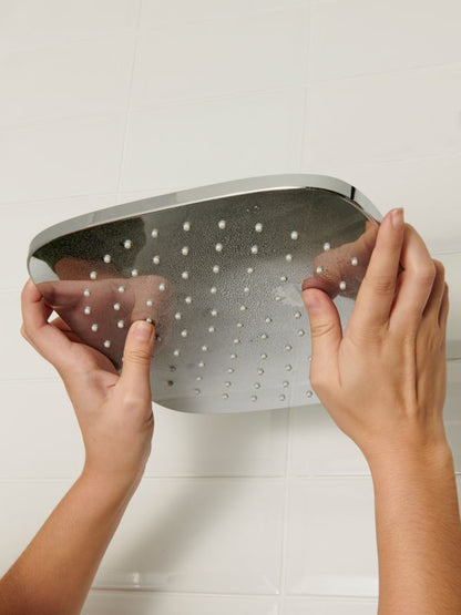 GoodHome Teesta krom regnbruser