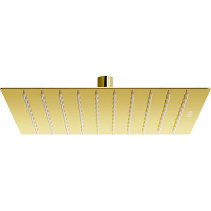 Kvadratisk Mexen Slim regnbruser i guld 25 x 25 cm, 1 stk.