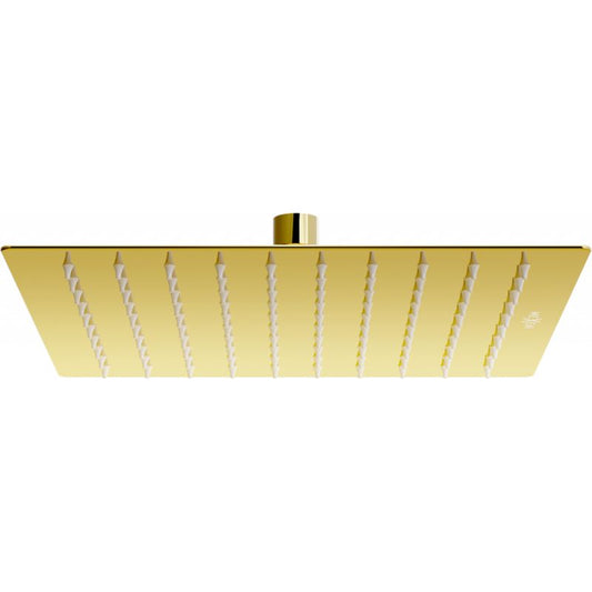 Kvadratisk Mexen Slim regnbruser i guld 25 x 25 cm, 1 stk.