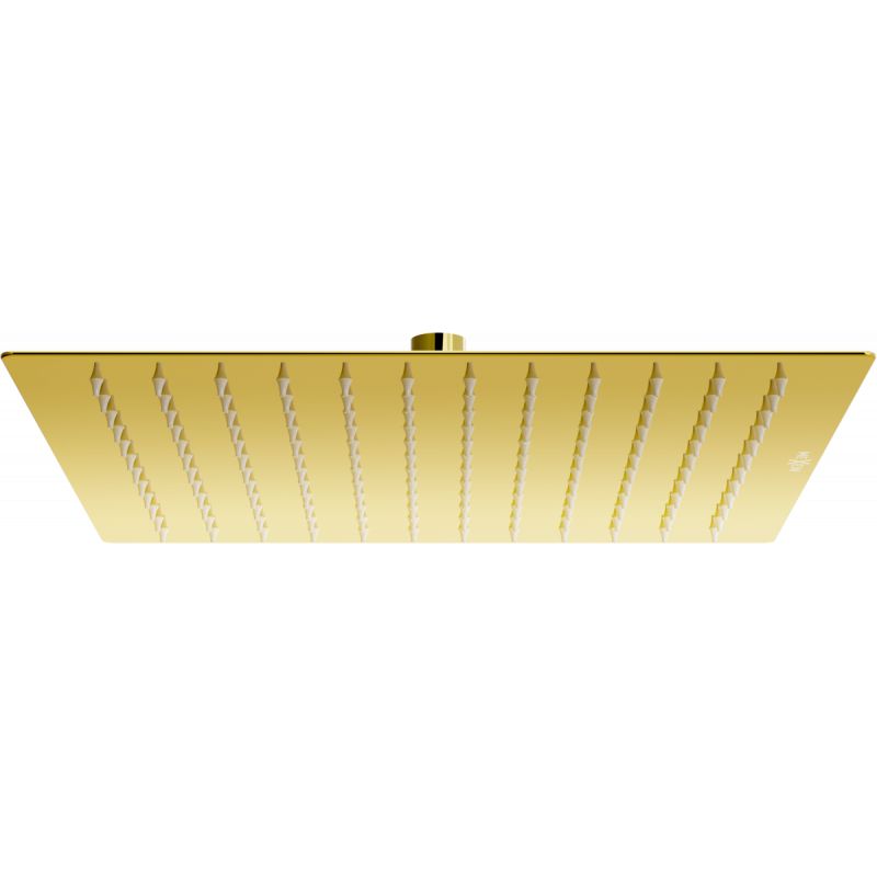 Kvadratisk Mexen Slim regnbruser i guld 30 x 30 cm, 1 stk.