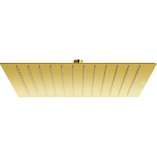 Kvadratisk Mexen Slim regnbruser i guld 30 x 30 cm, 1 stk.