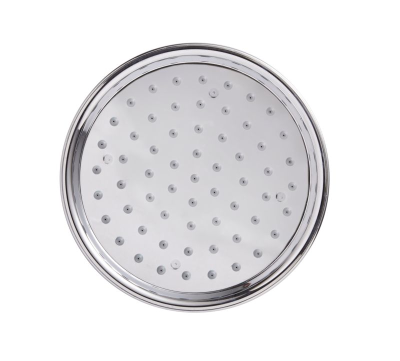 Rund Brusehoved 15 cm ABS Krom