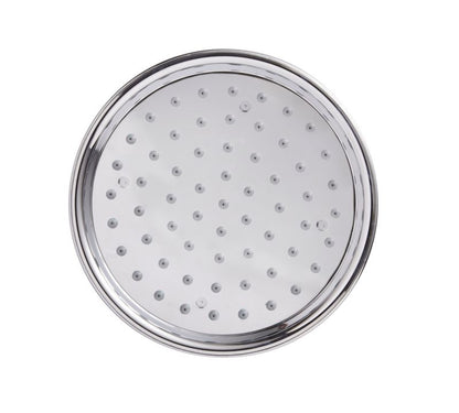 Rund Brusehoved 15 cm ABS Krom