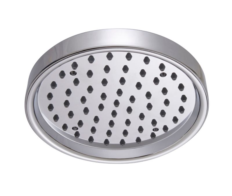 Rund Brusehoved 15 cm ABS Krom