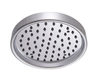 Rund Brusehoved 15 cm ABS Krom