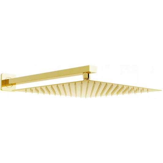 Mexen Slim regnbruser i guld 30 x 30 cm, 1 stk.