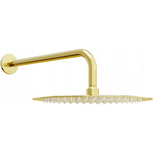 Mexen Slim regnbruser i guld, rund 25 cm, 1 stk.