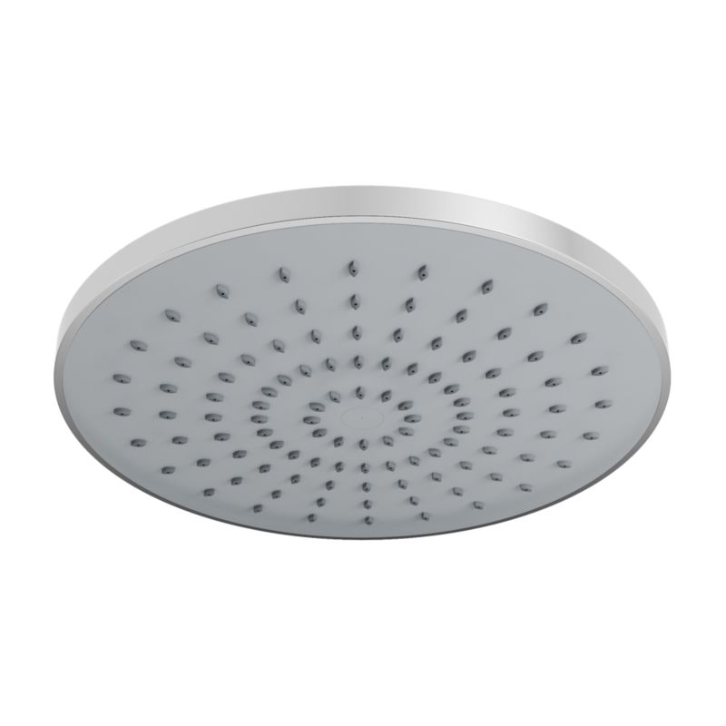 Rund Brusehoved 20 cm Krom PVC 1 stk.