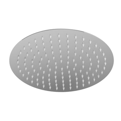 Rund Brusehoved 30 cm Krom Rustfrit Stål