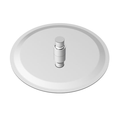 Rund Brusehoved 30 cm Krom Rustfrit Stål