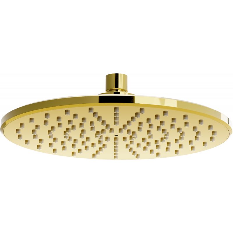 Rund Mexen D-40 regnbruser i guld 22 cm 1 stk.