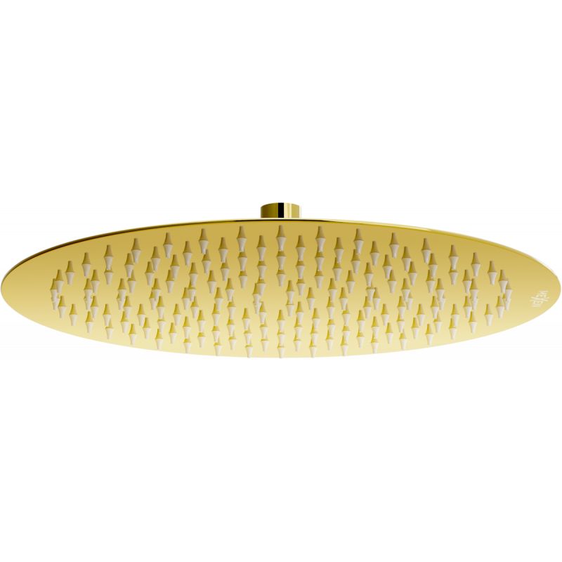 Rund Mexen Slim regnbruser i guld 30 cm, 1 stk.