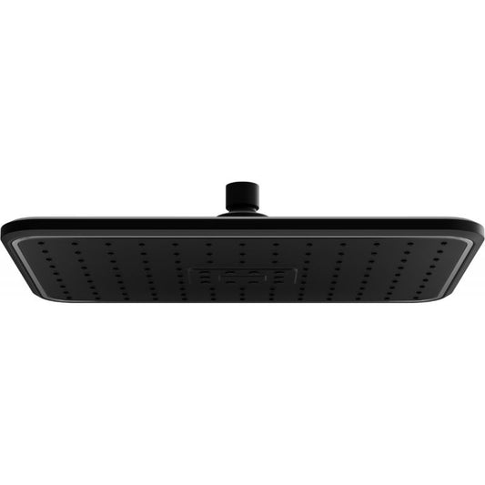 Rektangulært regnbruserhoved Mexen D-54 sort/krom 29x19 cm 1 stk.