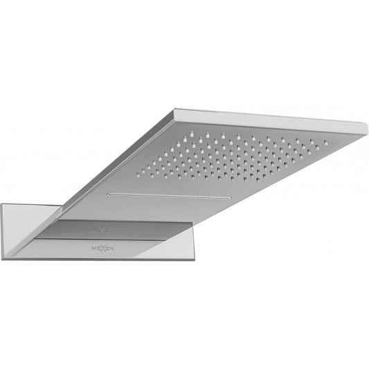 Rektangulær Mexen slim bruserhoved i krom 50 x 22 cm, 1 stk.