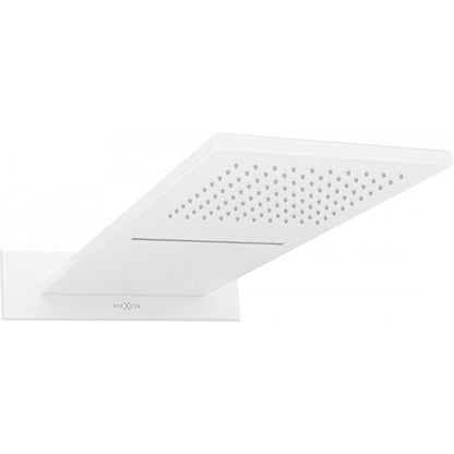 Rektangulær Mexen Waterfall regnbruser hvid 50 x 22 cm 1 stk.