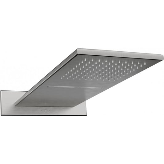 Rektangulær bruserhoved Mexen Waterfall grafit 50 x 22 cm 1 stk.