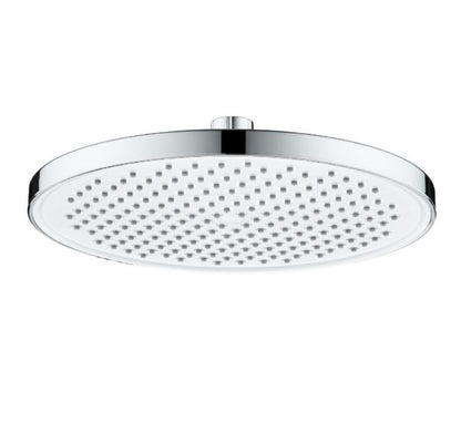 Brusehoved Regnskyl 245 mm Krom Hvid Skive 1 Stk