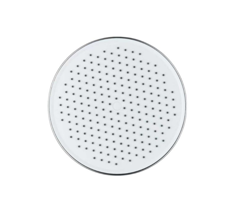 Brusehoved Regnskyl 245 mm Krom Hvid Skive 1 Stk