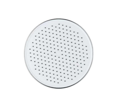 Brusehoved Regnskyl 245 mm Krom Hvid Skive 1 Stk