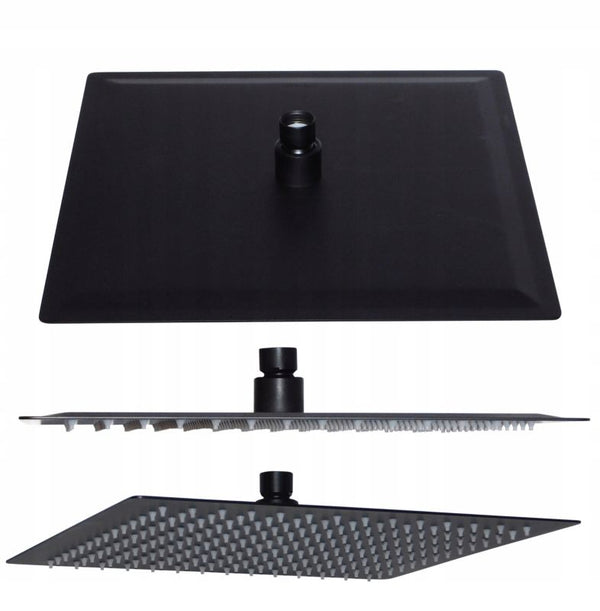 Deszczownica Slim Quadro 20x20 cm Sort 1 stk.