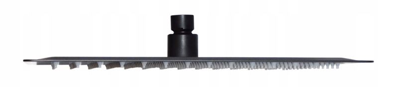 Kvadratisk Brusehoved 25x25 cm Sort Rustfrit Stål 121 Dyser | 5901811581601