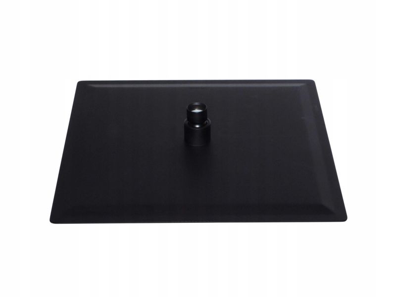 Kvadratisk Brusehoved 25x25 cm Sort Rustfrit Stål 121 Dyser | 5901811581601